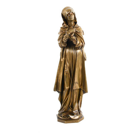 Bronze Sculpture After the Nuremberg Madonna Attributed to Dominique Alonzo
