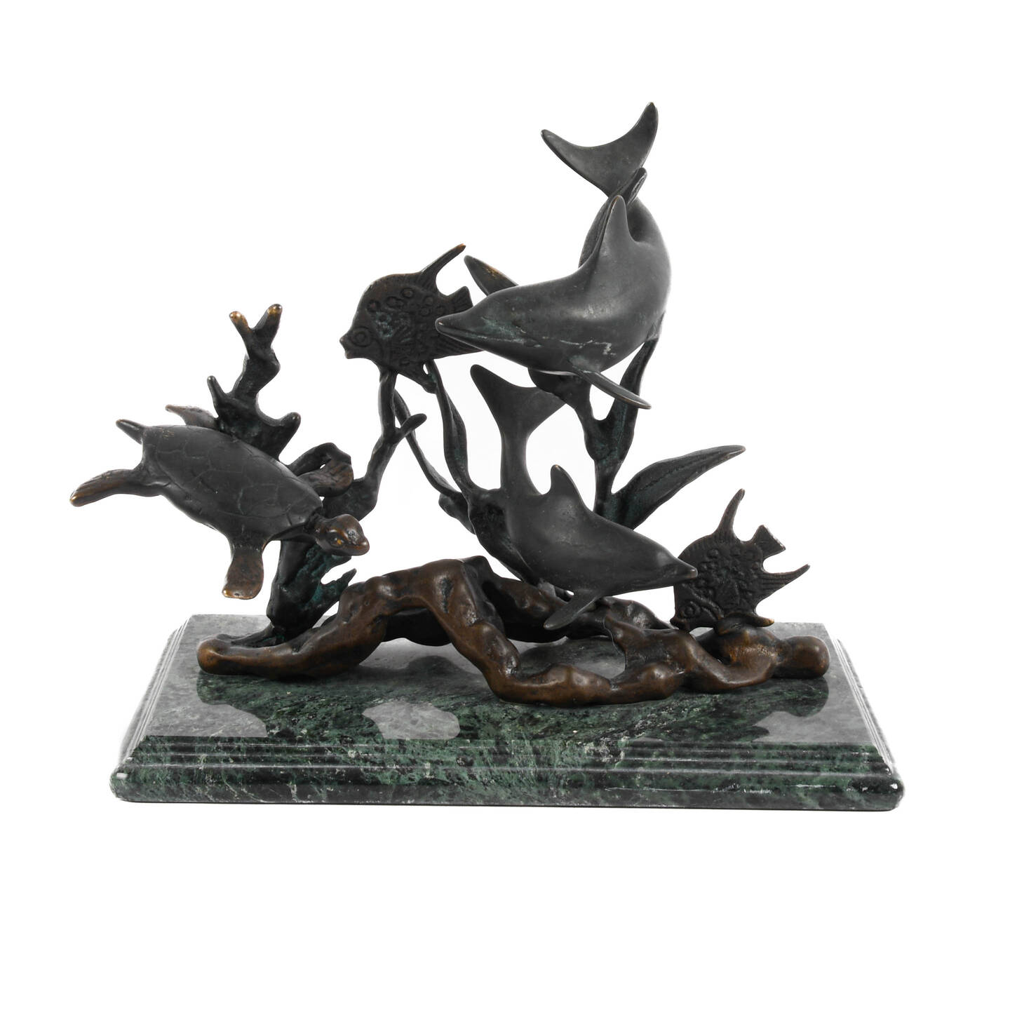 SPI SeaWorld Marine Life Sculpture on Green Base