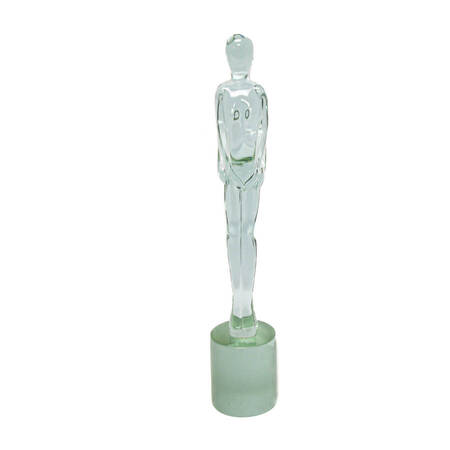 Loving Embrace Art Glass Sculpture by R. Austria