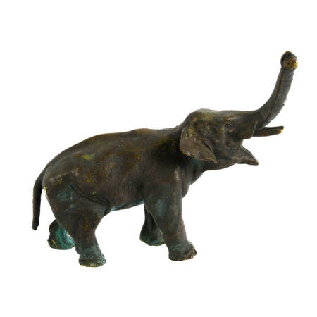 Antique Bronze Elephant Statue