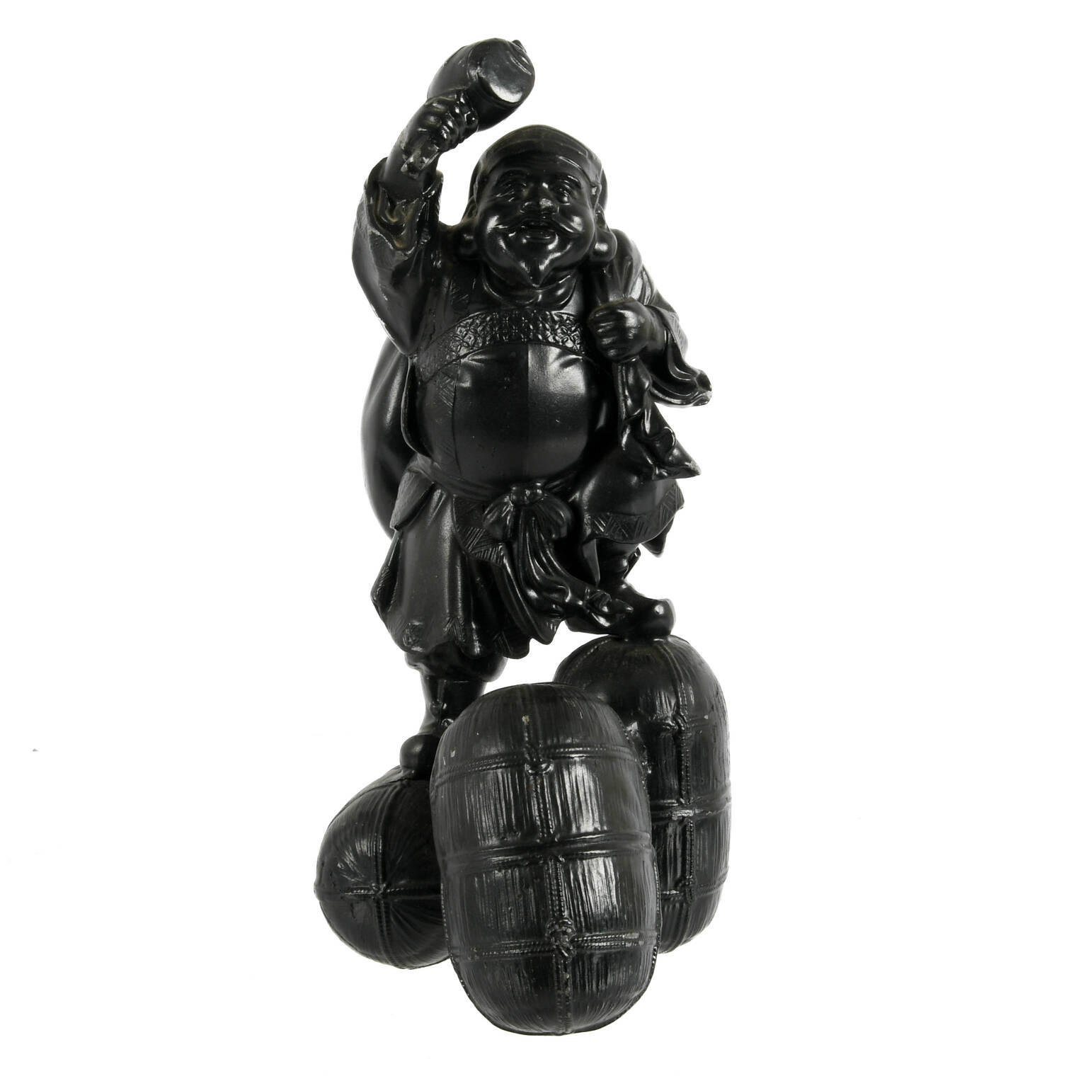 Japanese Daikokuten Metal Sculpture