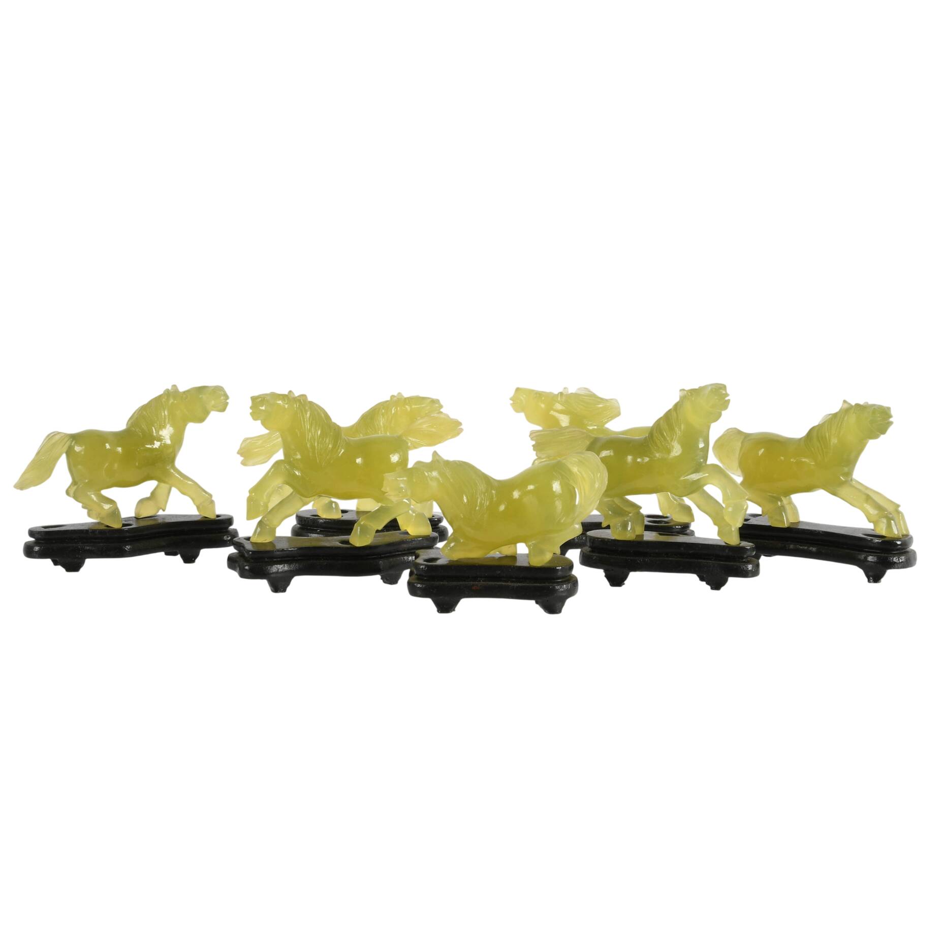 Grouping of Chinese Nephrite Horses