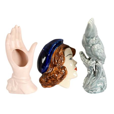 Grouping of Mid-Century Pottery Figures