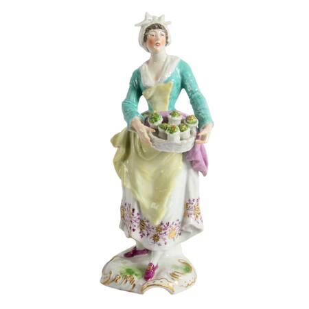German Meissen Porcelain "Cries de Paris" Street Vendor Figure