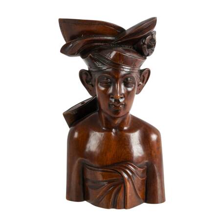 Carved Hardwood Balinese Klungkung Figure