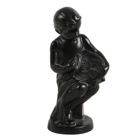 Soviet Kasli Co. "The Embroiderer" Cast Iron Statuette