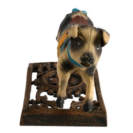 French Cochon-Style Cast Iron Carousel Pig