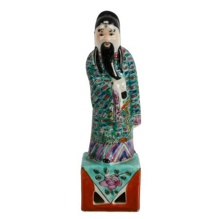 Antique Chinese Immortal Li Tieguai Porcelain Figure