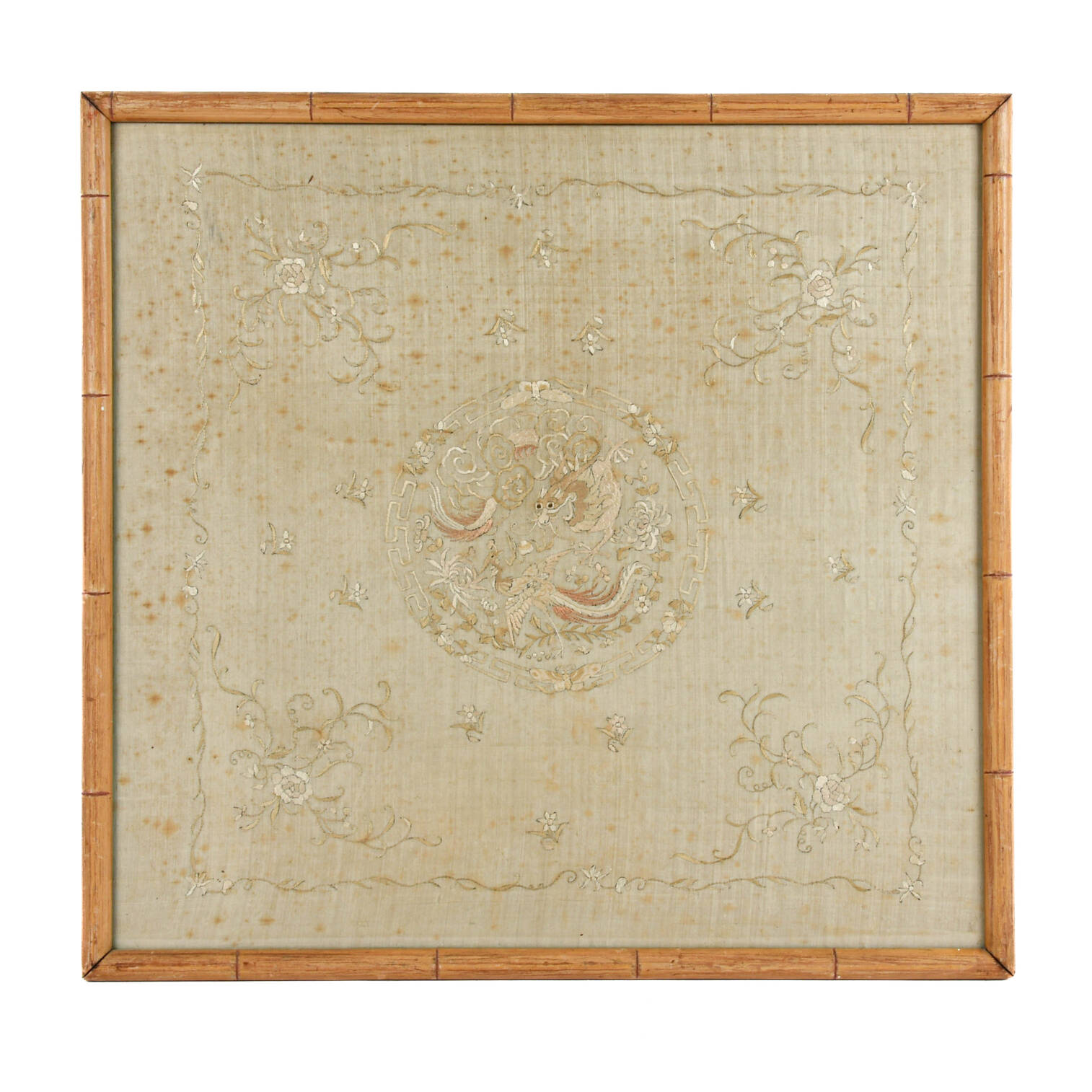 Framed Chinese Silk