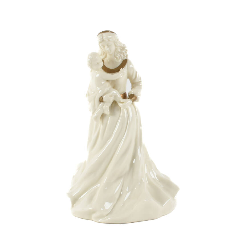 Mother and Child Sculpture "I Could Have Danced All Night" Music Box