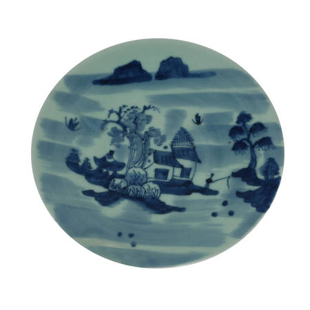 Antique Chinese Blue and White Plate