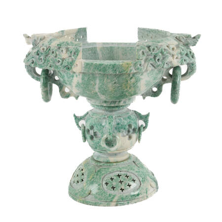 Carved Jade Incense Censer Burner