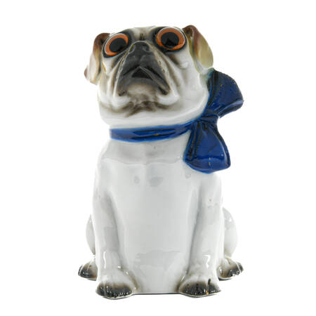Art Deco Style Aroma Perfume Bull Dog Lamp Base