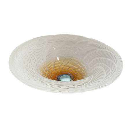 Italian Glass Center Bowl