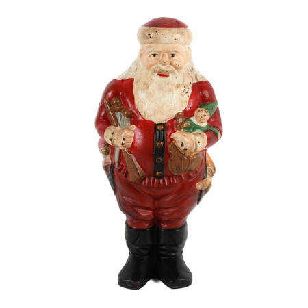 Antique Large Cast Iron Santa Claus