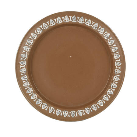 Victorian English Jasperware Ivy Leaf Cheeseplate