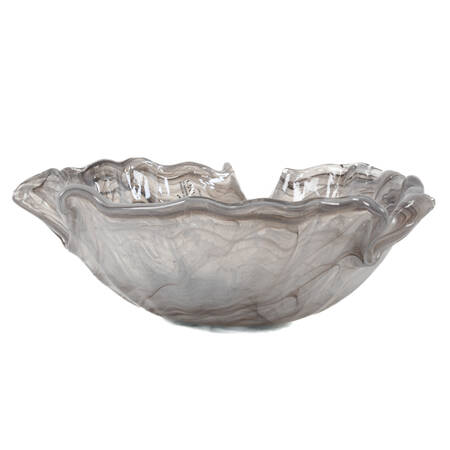 Italian Murano Art Glass Splash Centerbowl