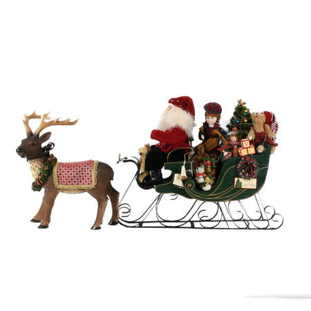 Christmas Santa and Reindeer Decorations