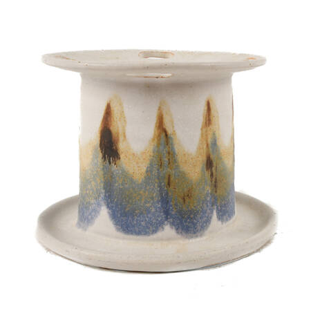 Signed Studio Art Pottery Toothbrush Holder