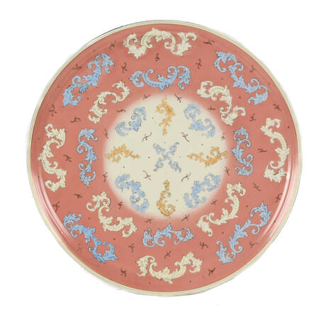 Large Carlsbad Austrian Porcelain Charger