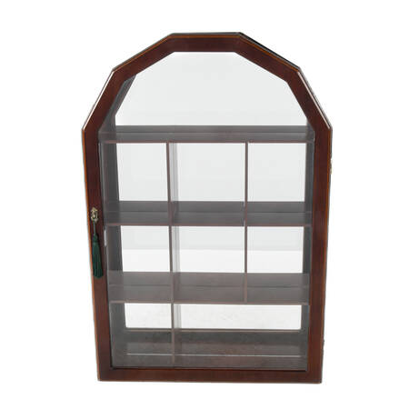 Wall-Hanging Hexagon-Shaped Display Case