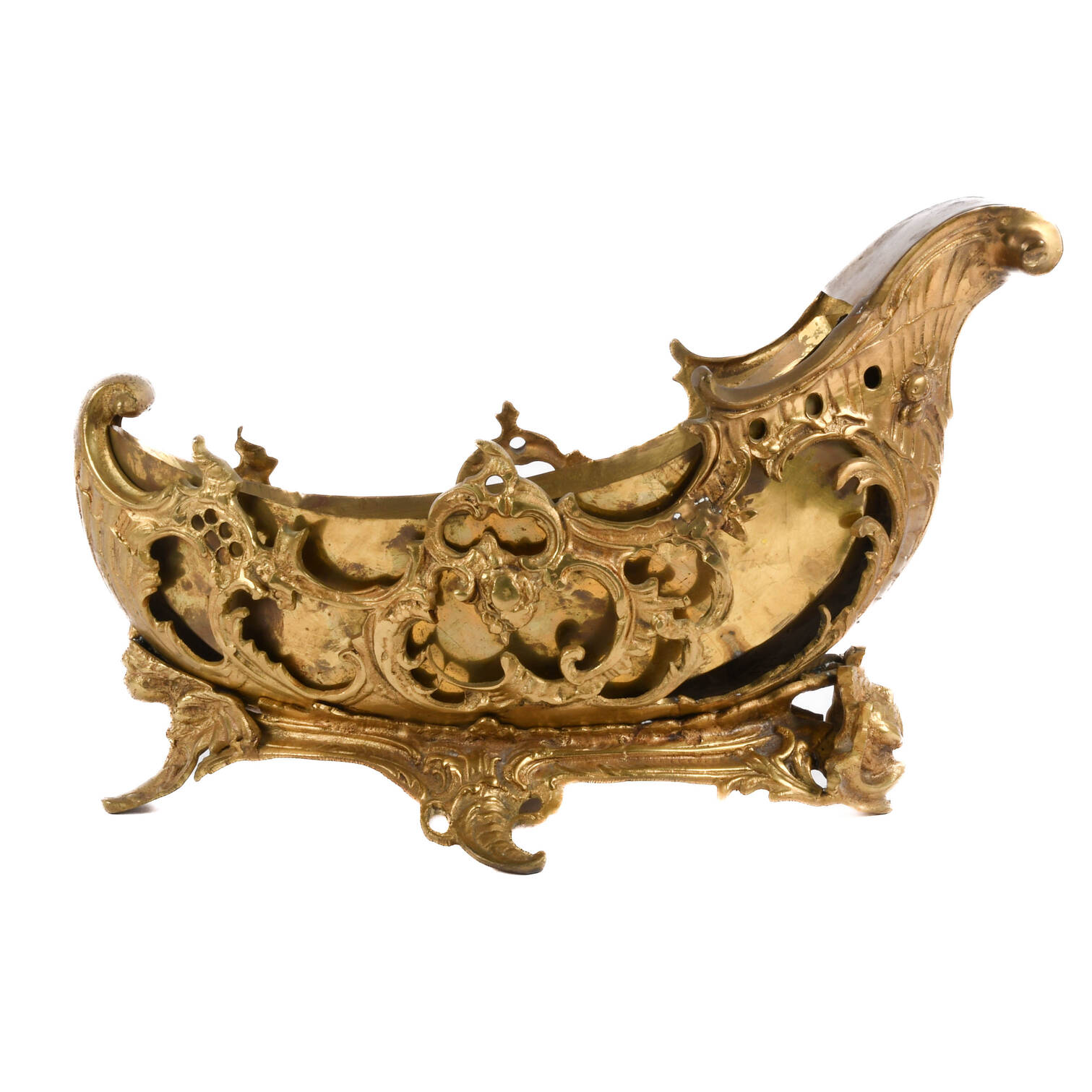 Antique Bronze Gilt Figural Centerpiece
