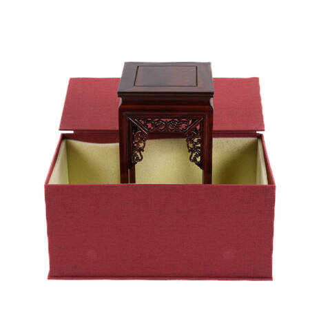 National Museum of China Miniature Hardwood Table with Box