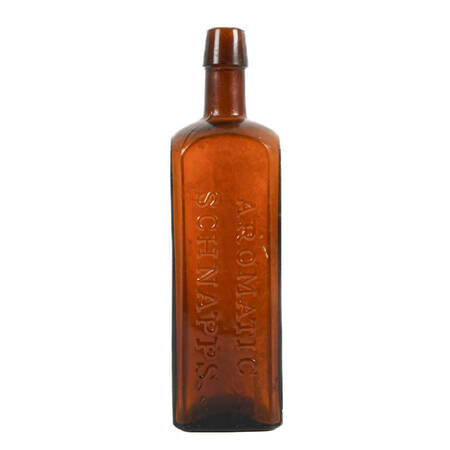 Antique Udolpho Wolfe's Aromatic Schnapps Bottle