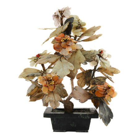 Chinese Jade and Stone Tree
