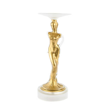 Venetian Art Deco-Style Figural Compote