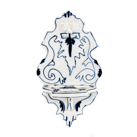 Antique Porcelain Kitchen Utensil Rack