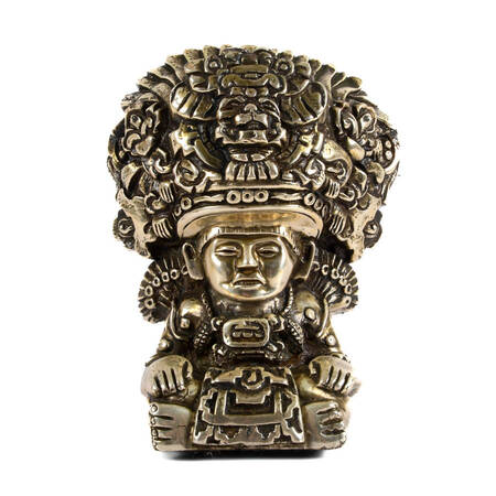 D'Argenta Mexico Hand-Made Silver-Plate Pre-Colombian God Zapoteca