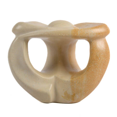 Signed Mutoto Carved Abstract Stone Sculpture