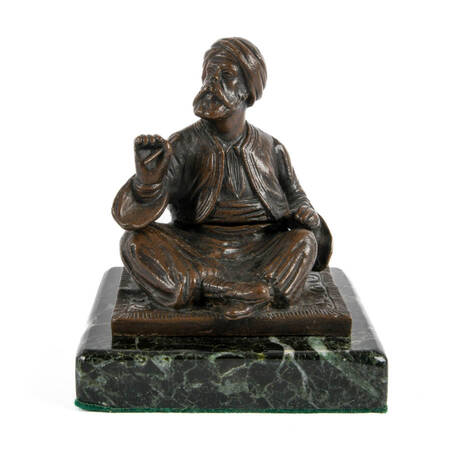 Antique Orientalist-Style Novelty Inkwell