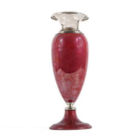 La Pierre Babylonian Bronze and Sterling Silver Vase