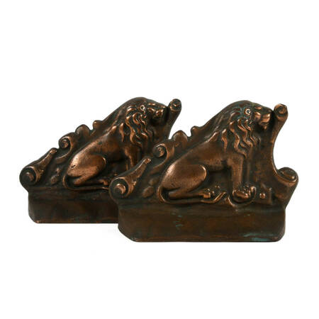 Cast Bronze Lion Doorstop