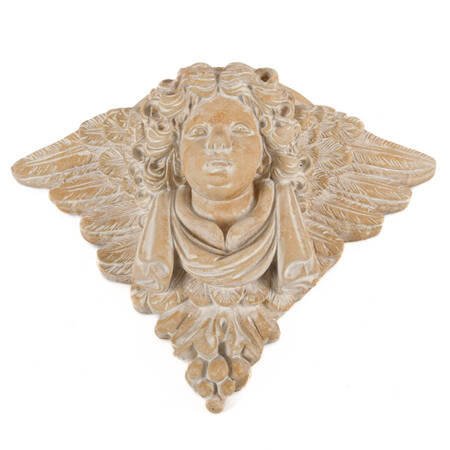 Classical Cherub Terracotta Hanging Wall Shelf