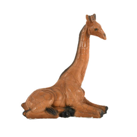 Chalkware Seated Giraffe Sculpture Attributed to Jaru