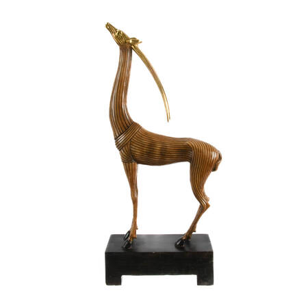 The Kindu Collection Mid-Century Modern Gazelle Sculpture