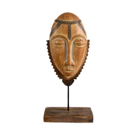 African Tribal Mask on Stand