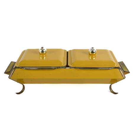 Mid-Century Modern Anchor Hocking Double Chafing Server