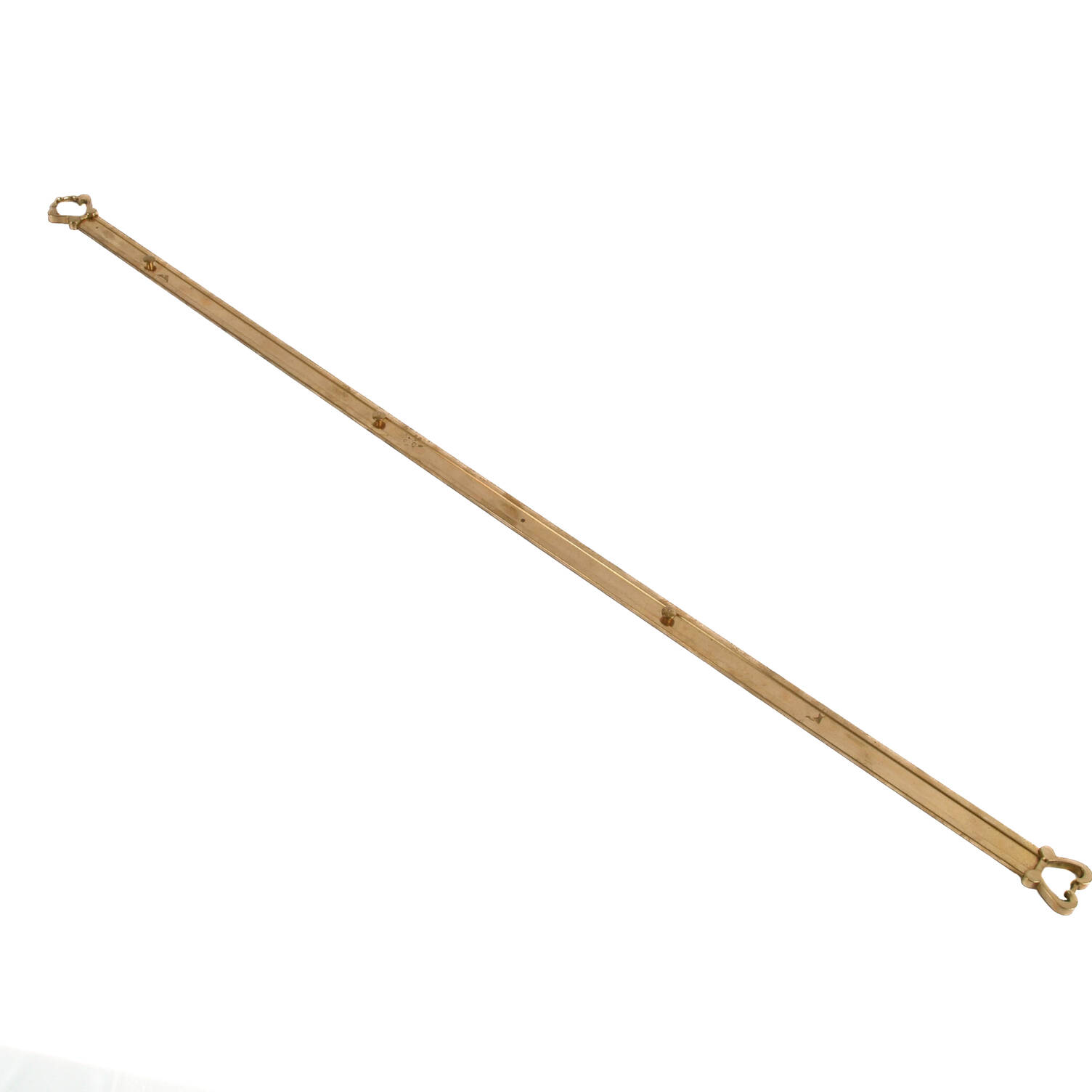 Wall-Mounted Brass Picture Rail