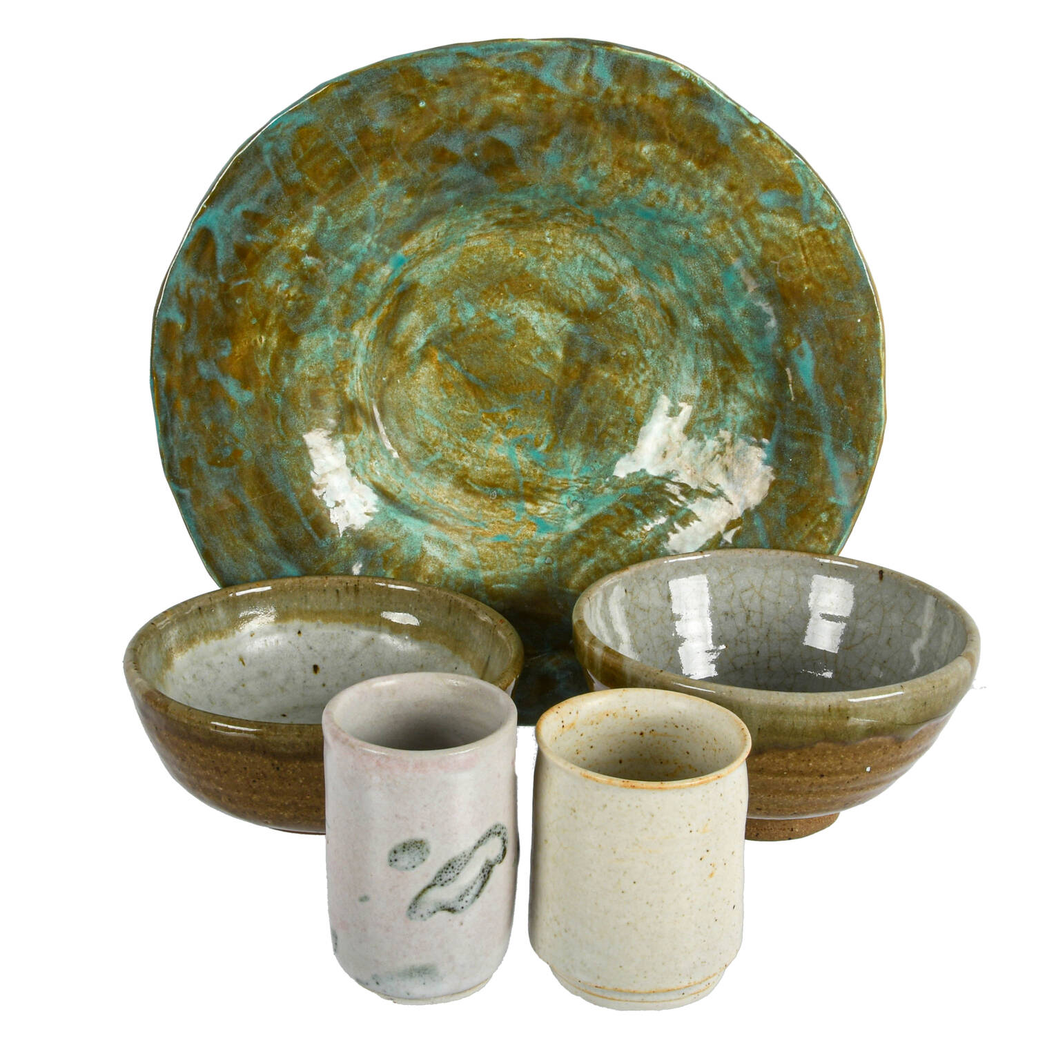 Lot of Studio Pottery Dinning Ware