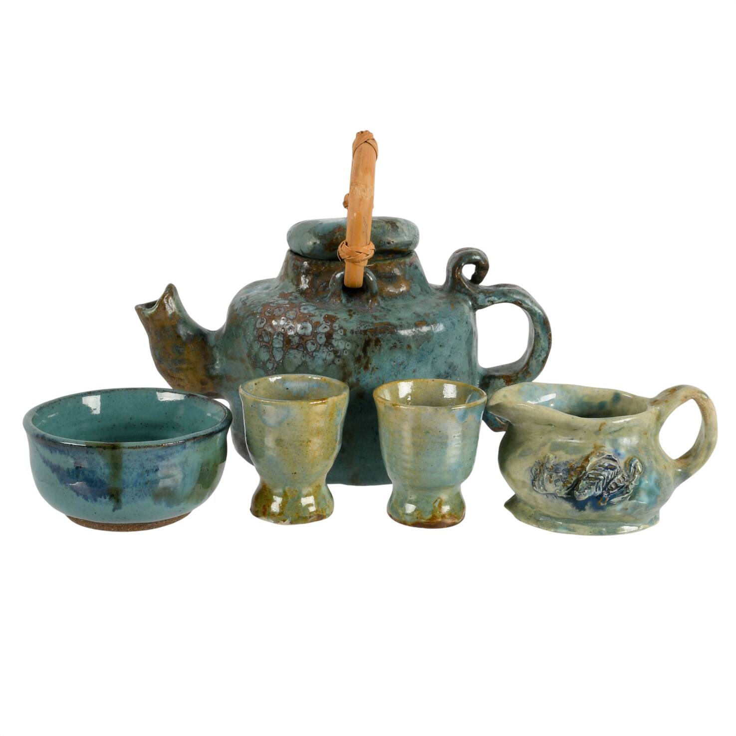 Lot of Five Tea Items by Anita Hart
