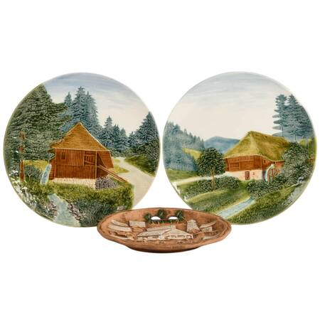 Trio of Wild West Wall Plaques