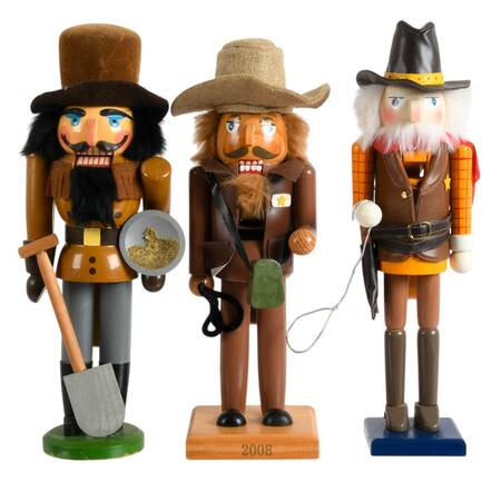 Trio of Wild West Nutcrackers