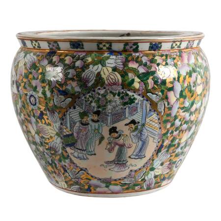 Chinese Porcelain Famille Verte Planter