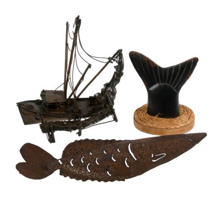 Trio of Fisherman Décor