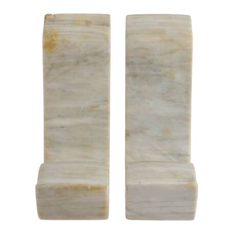 Pair of Marble Duck Bookends