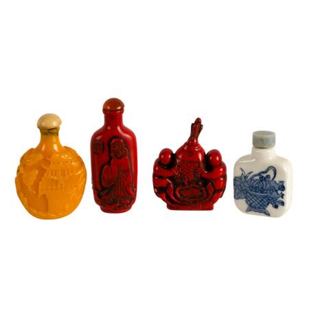 Collection of Four Chinese Snuff Bottles